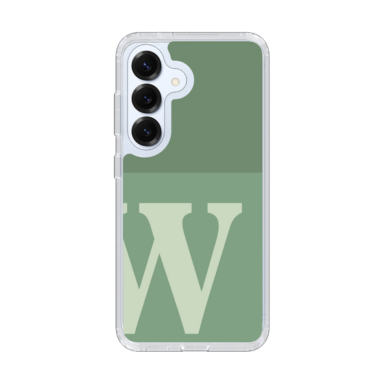 Slim Protection Case［ Original - initial two tone - W green ］