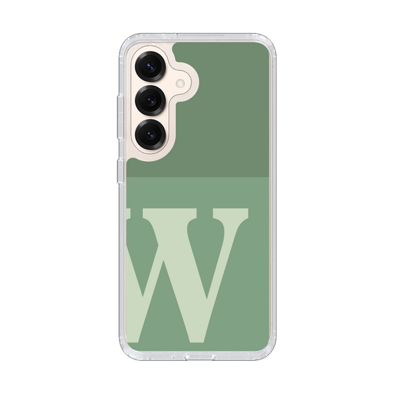 Slim Protection Case［ Original - initial two tone - W green ］
