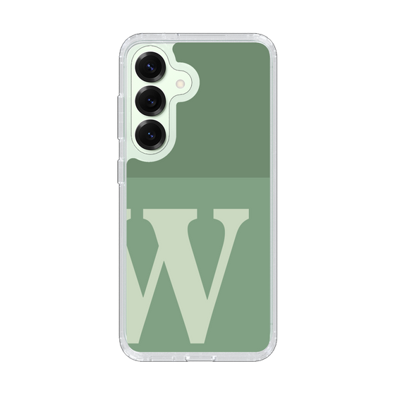 Slim Protection Case［ Original - initial two tone - W green ］