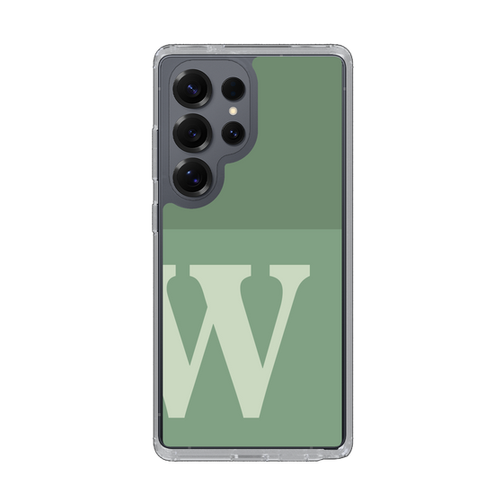 Slim Protection Case［ Original - initial two tone - W green ］