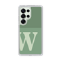 Slim Protection Case［ Original - initial two tone - W green ］