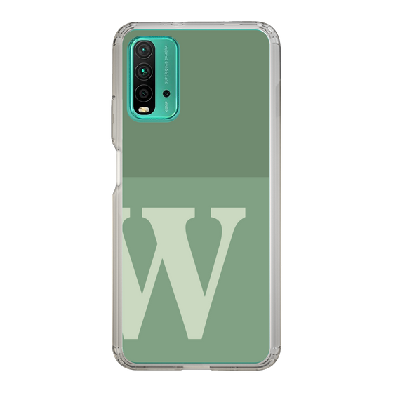 Slim Protection Case［ Original - initial two tone - W green ］