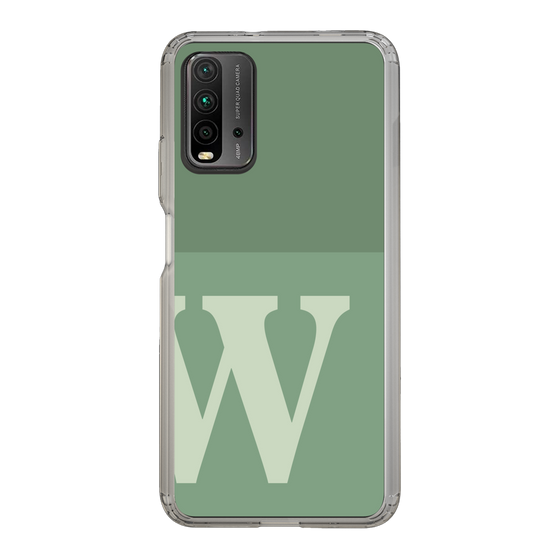 Slim Protection Case［ Original - initial two tone - W green ］