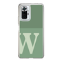 Slim Protection Case［ Original - initial two tone - W green ］
