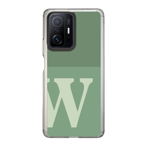 Slim Protection Case［ Original - initial two tone - W green ］