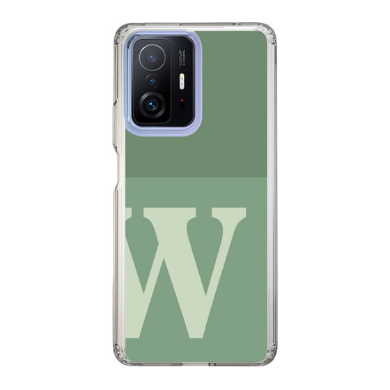 Slim Protection Case［ Original - initial two tone - W green ］