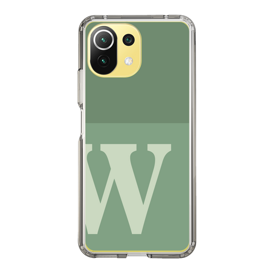 Slim Protection Case［ Original - initial two tone - W green ］
