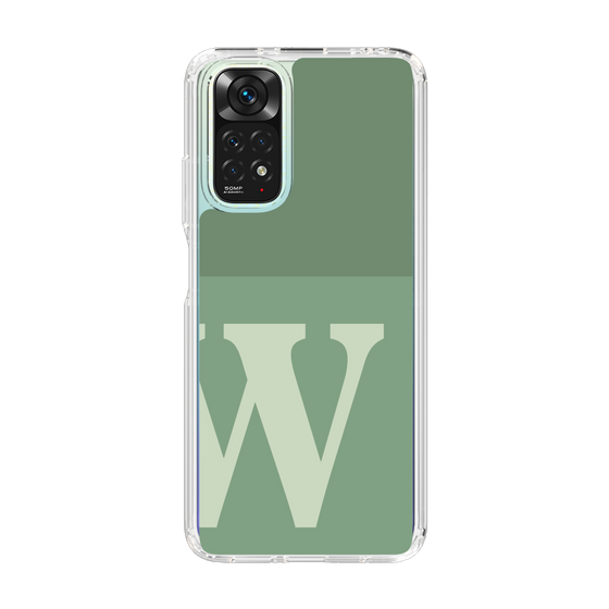Slim Protection Case［ Original - initial two tone - W green ］