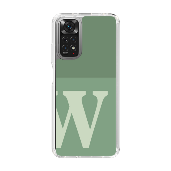 Slim Protection Case［ Original - initial two tone - W green ］