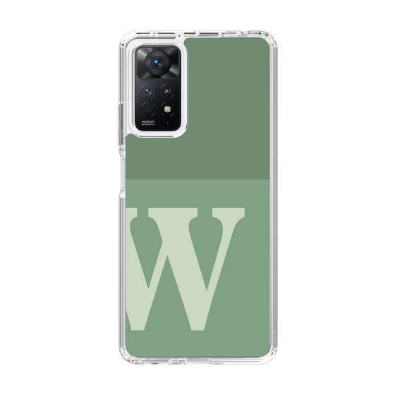Slim Protection Case［ Original - initial two tone - W green ］
