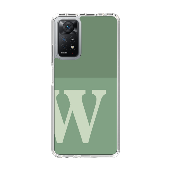 Slim Protection Case［ Original - initial two tone - W green ］