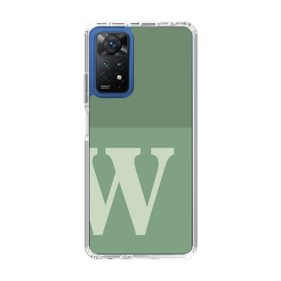 Slim Protection Case［ Original - initial two tone - W green ］