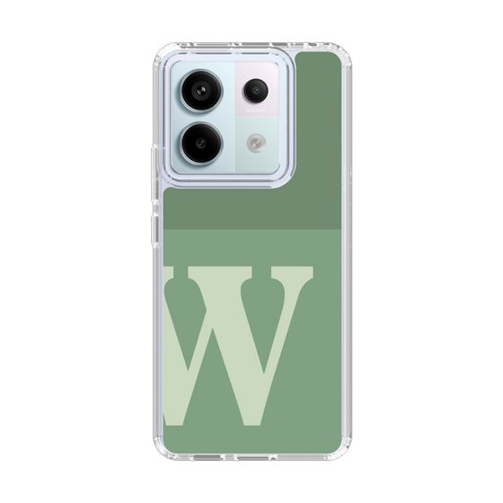 Slim Protection Case［ Original - initial two tone - W green ］