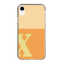 Slim Protection Case［ Original - initial two tone - X orange ］