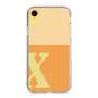 Slim Protection Case［ Original - initial two tone - X orange ］