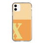 Slim Protection Case［ Original - initial two tone - X orange ］