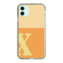 Slim Protection Case［ Original - initial two tone - X orange ］