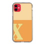 Slim Protection Case［ Original - initial two tone - X orange ］