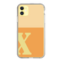 Slim Protection Case［ Original - initial two tone - X orange ］