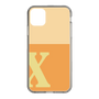 Slim Protection Case［ Original - initial two tone - X orange ］