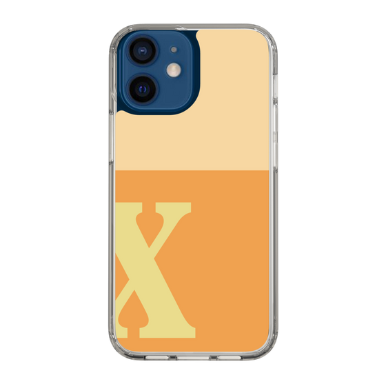 Slim Protection Case［ Original - initial two tone - X orange ］
