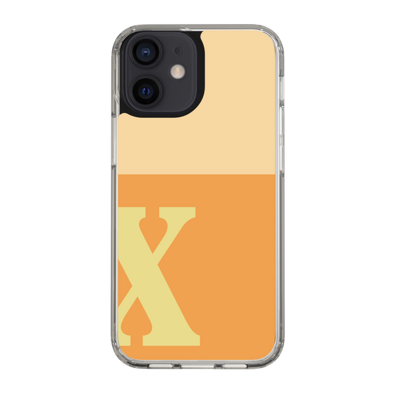 Slim Protection Case［ Original - initial two tone - X orange ］