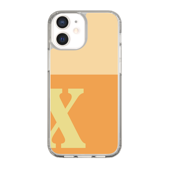 Slim Protection Case［ Original - initial two tone - X orange ］