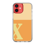 Slim Protection Case［ Original - initial two tone - X orange ］