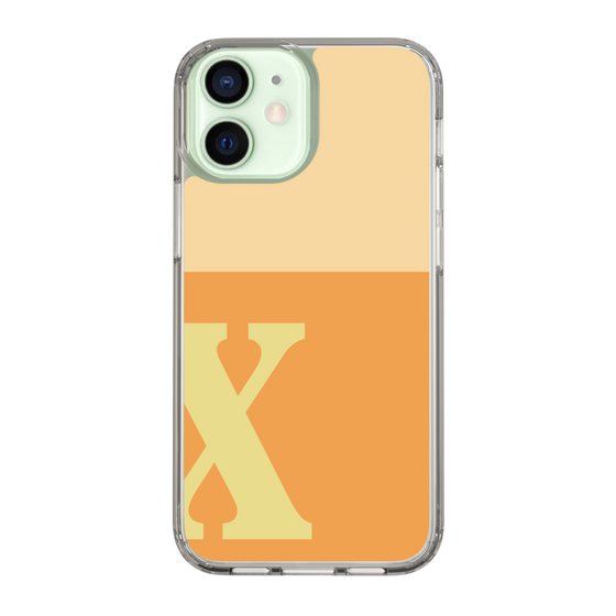 Slim Protection Case［ Original - initial two tone - X orange ］