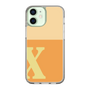 Slim Protection Case［ Original - initial two tone - X orange ］