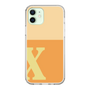 Slim Protection Case［ Original - initial two tone - X orange ］
