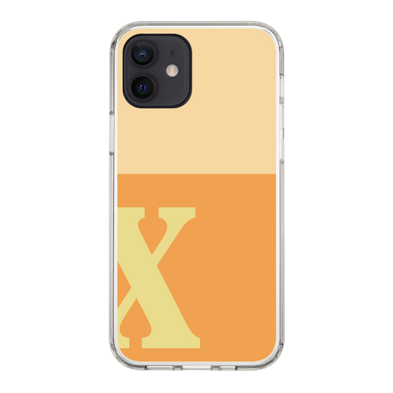 Slim Protection Case［ Original - initial two tone - X orange ］