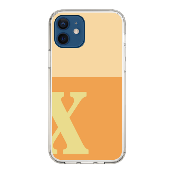 Slim Protection Case［ Original - initial two tone - X orange ］