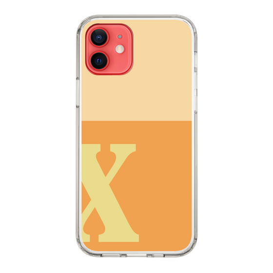 Slim Protection Case［ Original - initial two tone - X orange ］
