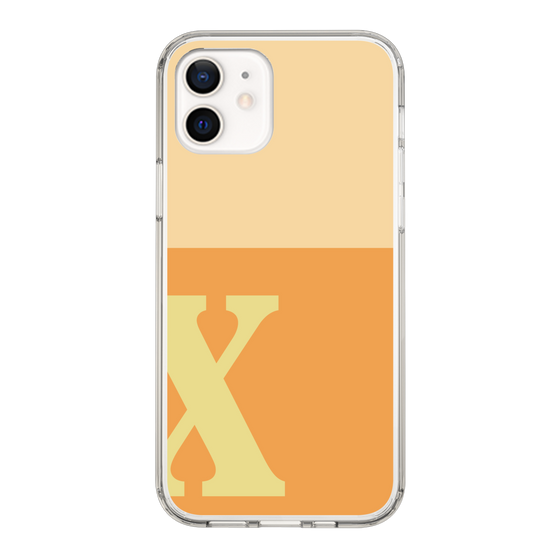 Slim Protection Case［ Original - initial two tone - X orange ］