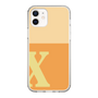 Slim Protection Case［ Original - initial two tone - X orange ］
