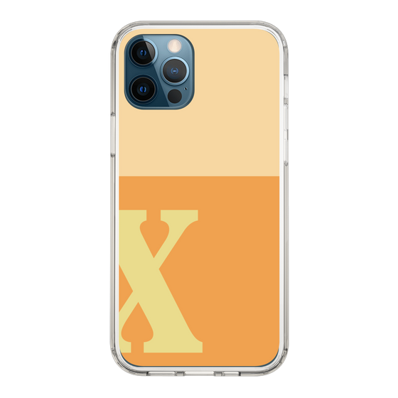 Slim Protection Case［ Original - initial two tone - X orange ］