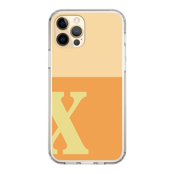 Slim Protection Case［ Original - initial two tone - X orange ］