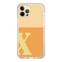 Slim Protection Case［ Original - initial two tone - X orange ］