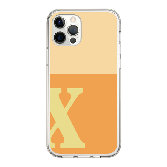Slim Protection Case［ Original - initial two tone - X orange ］