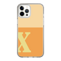 Slim Protection Case［ Original - initial two tone - X orange ］