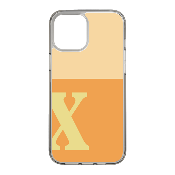 Slim Protection Case［ Original - initial two tone - X orange ］