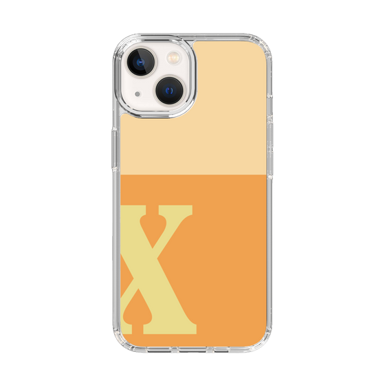 Slim Protection Case［ Original - initial two tone - X orange ］