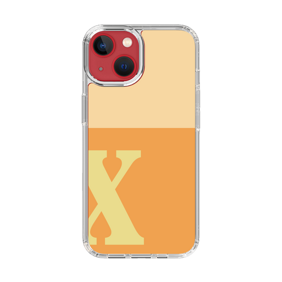 Slim Protection Case［ Original - initial two tone - X orange ］