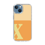 Slim Protection Case［ Original - initial two tone - X orange ］