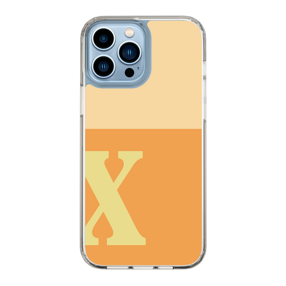 Slim Protection Case［ Original - initial two tone - X orange ］