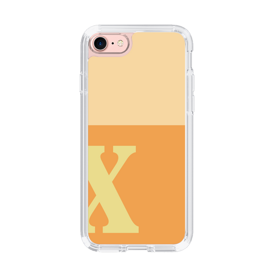 Slim Protection Case［ Original - initial two tone - X orange ］