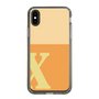 Slim Protection Case［ Original - initial two tone - X orange ］