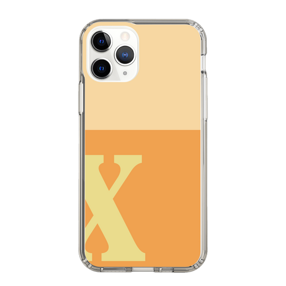 Slim Protection Case［ Original - initial two tone - X orange ］