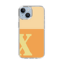 Slim Protection Case［ Original - initial two tone - X orange ］